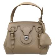 Pre-owned Beige Leather Ralph Lauren veske