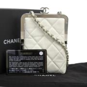 Pre-owned Hvit skinn Chanel skulderveske