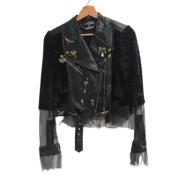 Pre-owned Svart skinn Alexander McQueen jakke