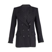 Pre-owned Navy Fabric Isabel Marant Blazer