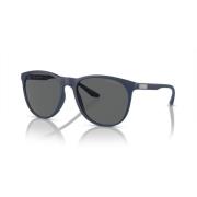 Sølvblå solbriller