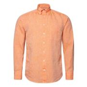 Oransje Lin Skjorte med Knapper - Moderne Overdeler