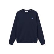 Blå Crewneck Piece Sweatshirt