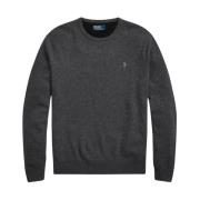 Italiensk Ull Crewneck Sweater