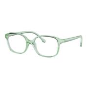 Trendy Transparent Green Eyewear Frames