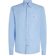 Blå Tommy Hilfiger Pigment Dyed Li Solid Skjorte