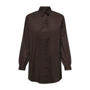 Brun Only Onlnora New Ls Shirt Skjorte