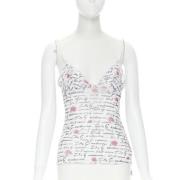 Pre-owned White Mesh Dolce ; Gabbana Top