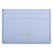 Leather Card Holder Cool Blue