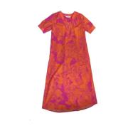 Oransje Max Volmary Rose Dress Kjole
