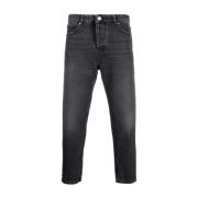 Tapered Fit Jeans, Størrelse 36, Grå