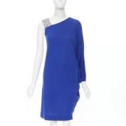 Pre-owned Blå ull Balmain kjole