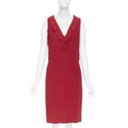 Pre-owned Rødt stoff Valentino kjole