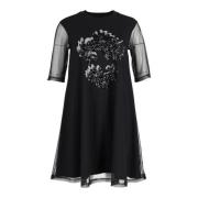 Pre-owned Svart polyester Alexander McQueen kjole