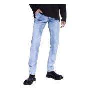 Menns Cool Guy Jeans med Malingssprut Effekt