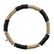 Clay Bead Bracelet Black