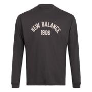 Essentials Varsity Long Sleeve T-Shirt - Blacktop