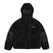 Svart Fleece Hoodie - Kofu