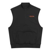Black 7 Days Active Half Zip Vest Vest