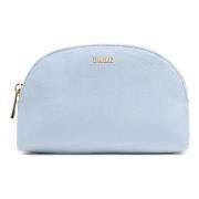 Velour Make-Up Pouch Cool Blue