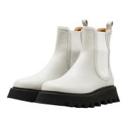 Ice White Chelsea Boots, Styleo.: 0565a