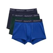 Blå 3-Pack Trunks Boxer Shorts