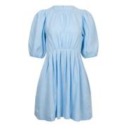 Eli Linen Dress - Ice Blue