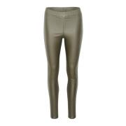 Slim-Fit Coated Jeggings Forest Night