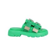 Pre-owned Bottega Veneta-sandaler i grønt skinn