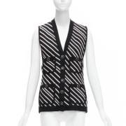 Pre-owned Svart kasjmir Chanel vest