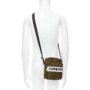 Pre-owned Grønn nylon Versace Crossbody Bag