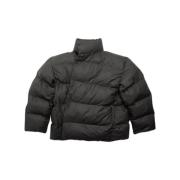 Wrap nylon oversized padded jacket