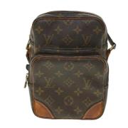 Pre-owned Brunt skinn Louis Vuitton Amazone