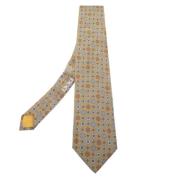 Pre-owned Gult Dunhill-slips i silke