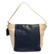 Pre-owned Navy Leather Coach veske
