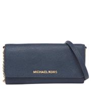 Pre-owned Bla Michael Kors lommebok i skinn