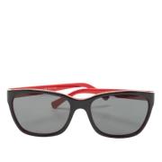 Pre-owned Red Acetate Armani solbriller