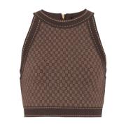 Mini monogram jacquard topp