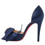 Pre-owned Bla sateng Christian Louboutin haeler