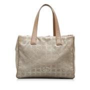Pre-owned Beige Laer Chanel Travel Line