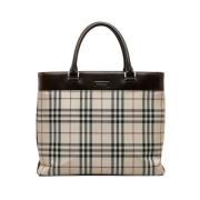 Pre-owned Beige Laer Burberry Tote