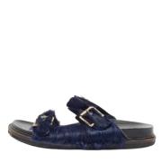 Pre-owned Navy Fabric Marni Sandaler