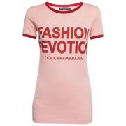 Pre-owned Rosa bomull Dolce & Gabbana Top