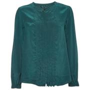 Pre-owned Gronn silke Isabel Marant Top