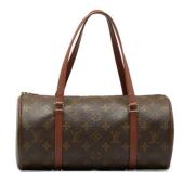 Pre-owned Brunt lerret Louis Vuitton Papillon