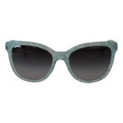 Allsidige og stilige blå solbriller for kvinner