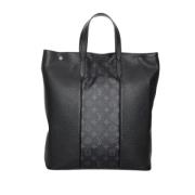 Pre-owned Svart lerret Louis Vuitton Tote