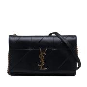 Pre-owned Svart skinn Yves Saint Laurent Crossbody Bag