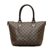 Pre-owned Brunt skinn Louis Vuitton Saleya