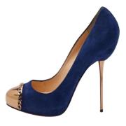 Pre-owned Bla semsket skinn Christian Louboutin haeler